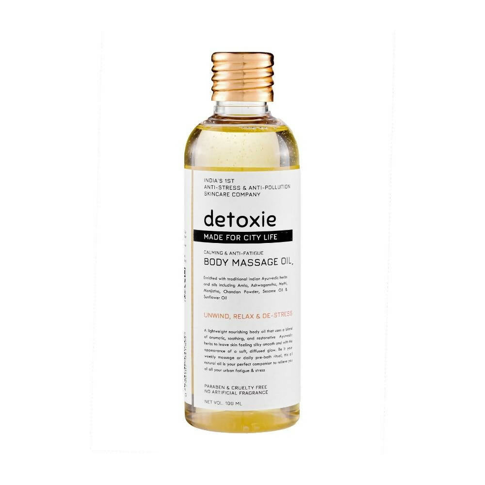 Detoxie Calming & Anti-Fatigue Body Massage Oil - 100 ml