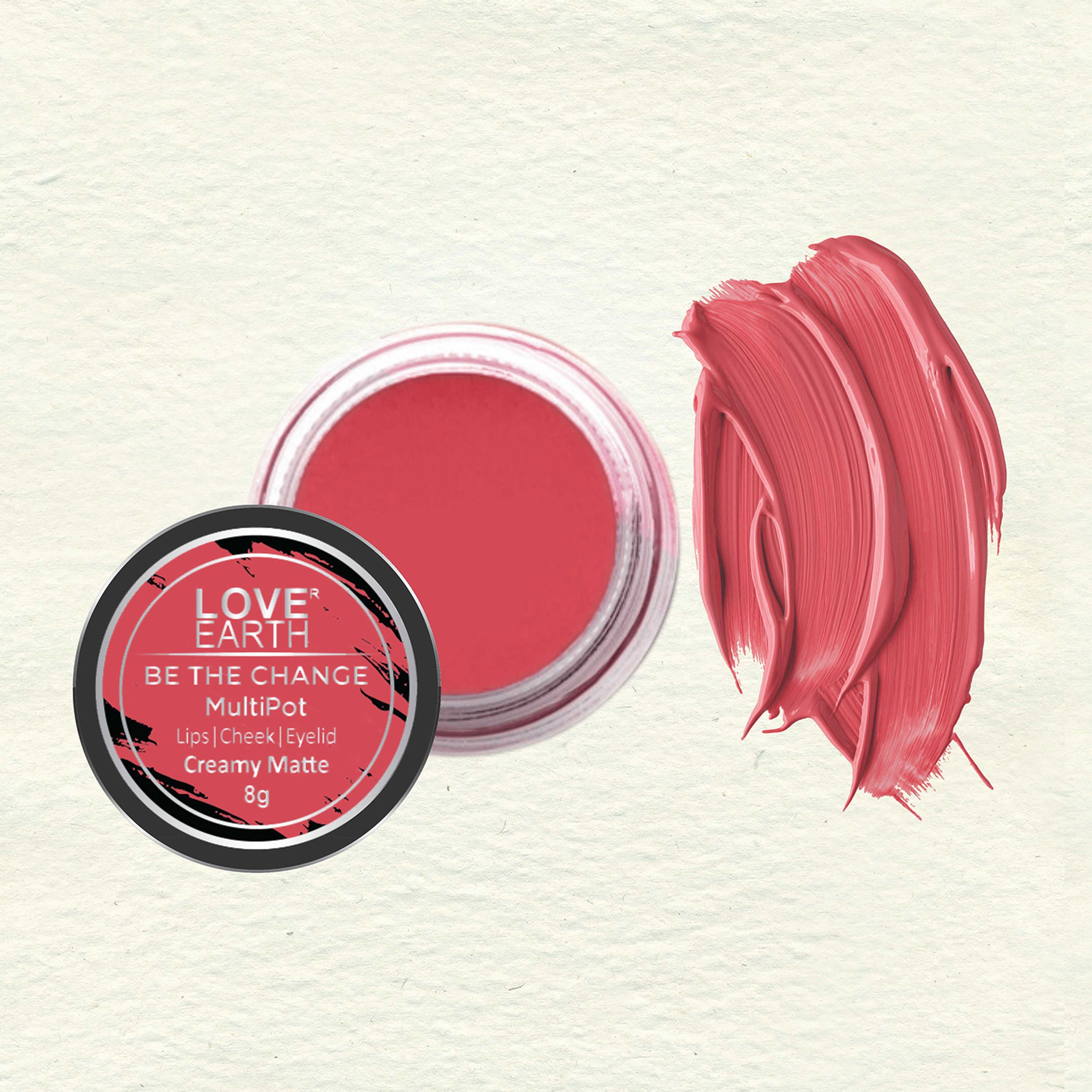 Love Earth Be The Change Multipot Lip & Cheek Tint - 8 gms