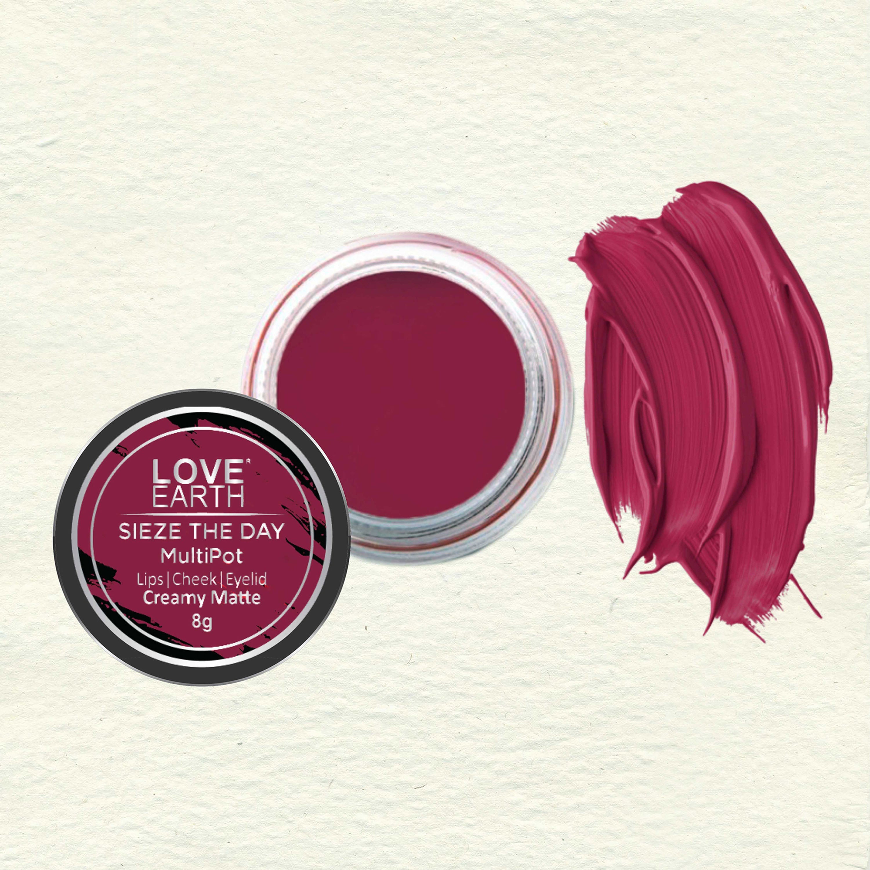 Love Earth Seize The Day Multipot Lip And Cheek Tint - 8 gms