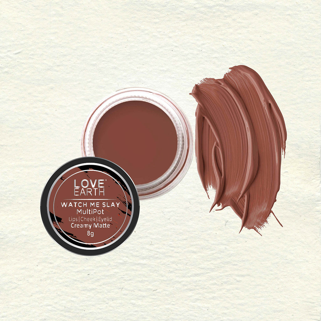 Love Earth Watch Me Slay Multipot Lip And Cheek Tint - 8 gms