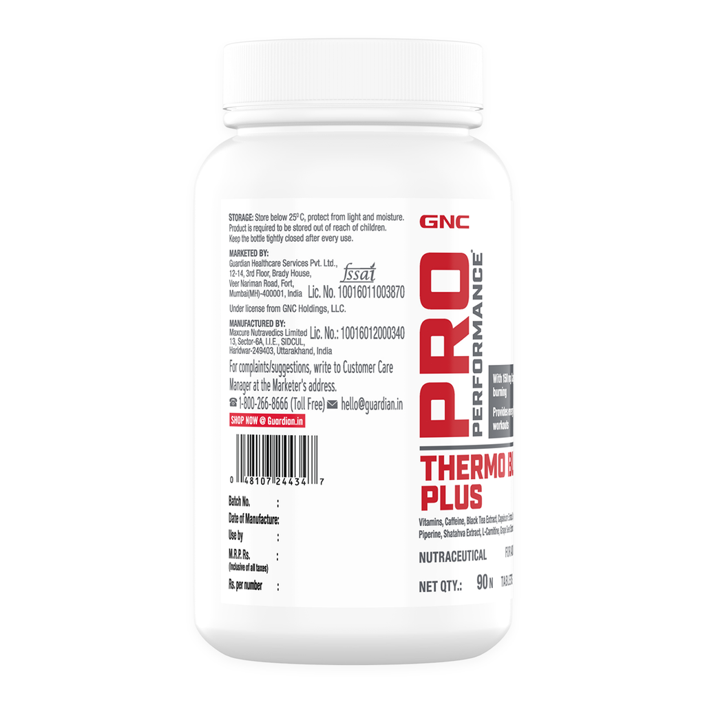 GNC Pro Performance Thermo Burst Plus - 90 tabs