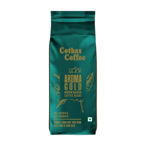 Cothas Coffee Aroma Gold Medium Roasted Coffee Beans