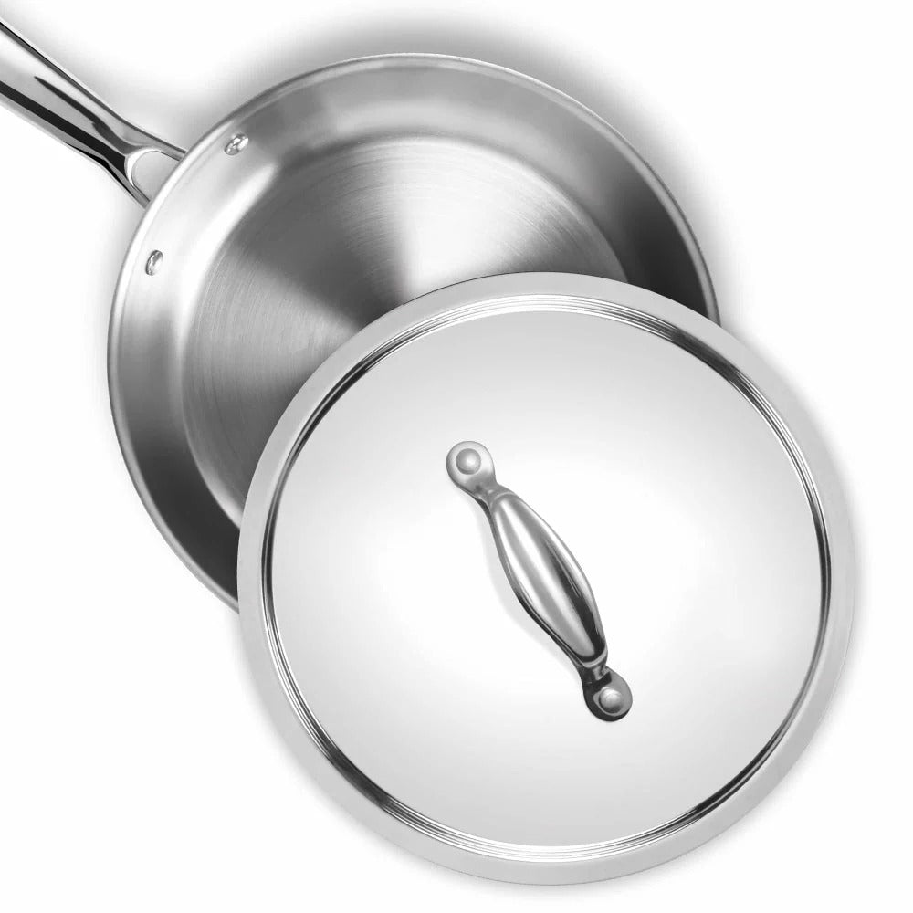 Milton ProCook Triply Stainless Steel Fry Pan with Lid