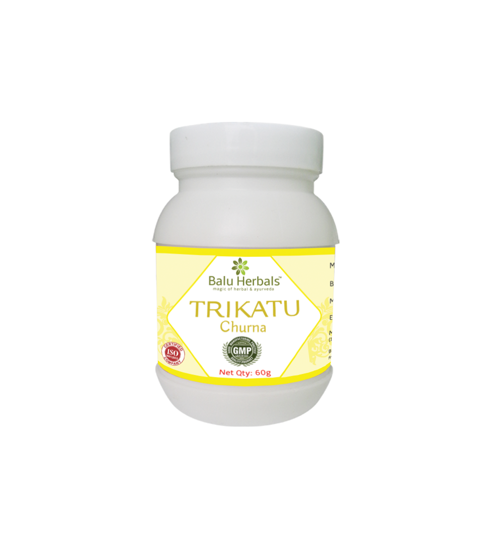 Balu Herbal Trikatu Churna - 60 gms