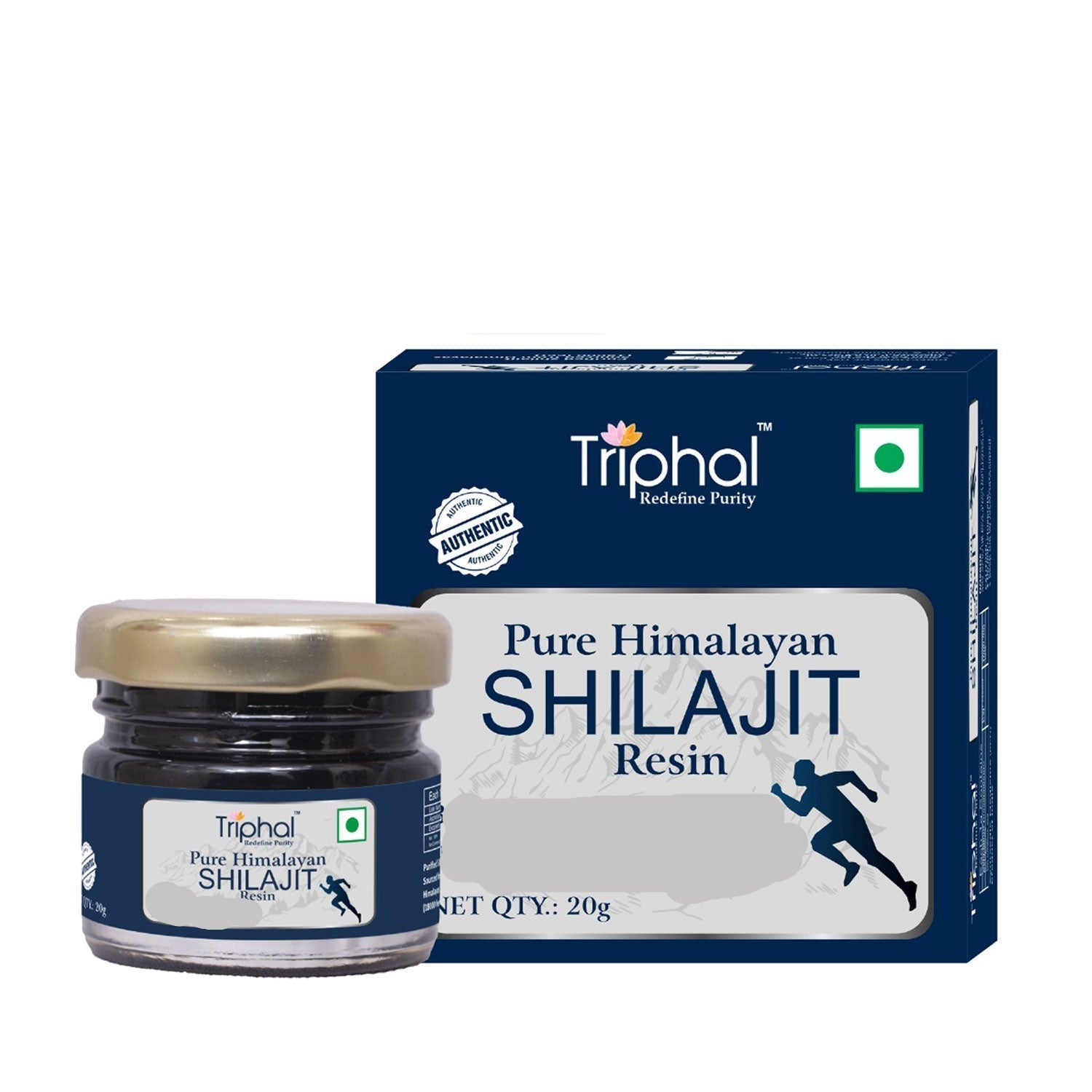 Triphal Himalayan Shilajit Resin - 20 gms