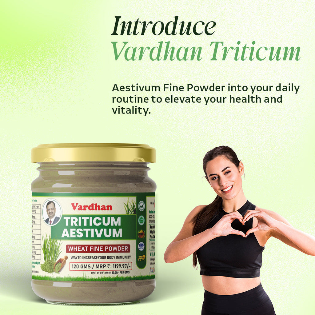 Vardhan Triticum Aestivum Fine Powder - 100 gms