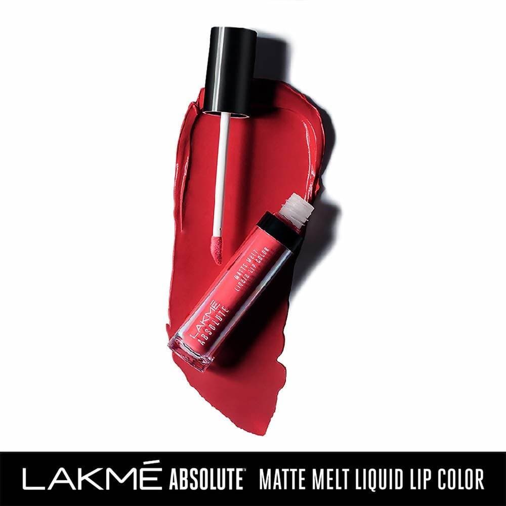 Lakme Absolute Matte Melt Liquid Lip Color Rhythmic Red - 6 ml