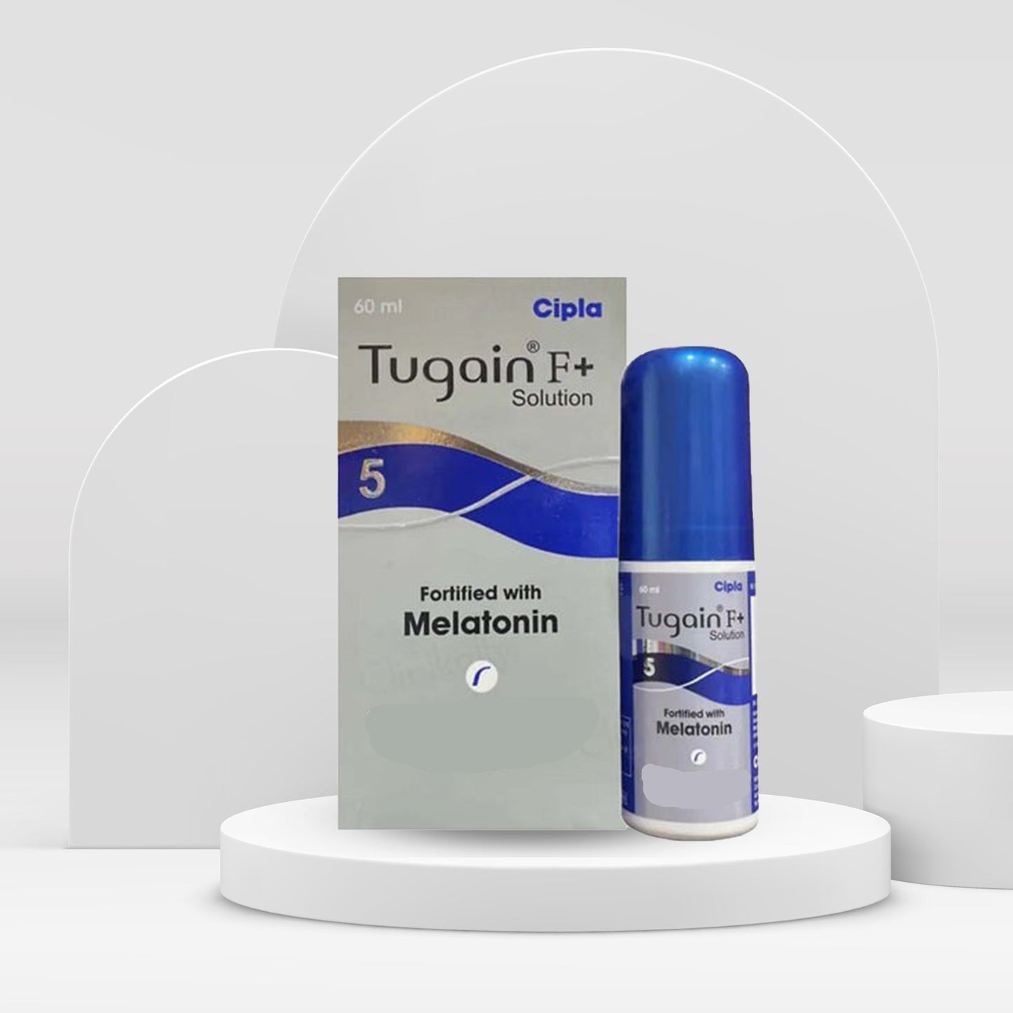 Cipla Tugain F + 5 Solution - 60 ml