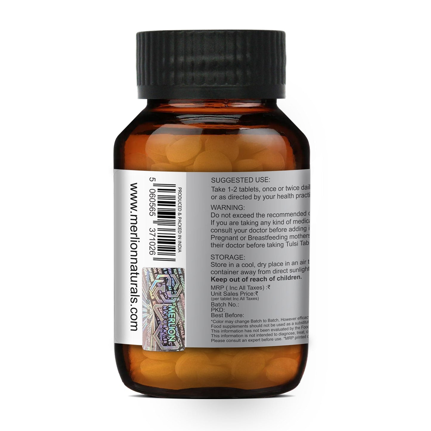 Merlion Naturals Tulsi Tablets (Basil)