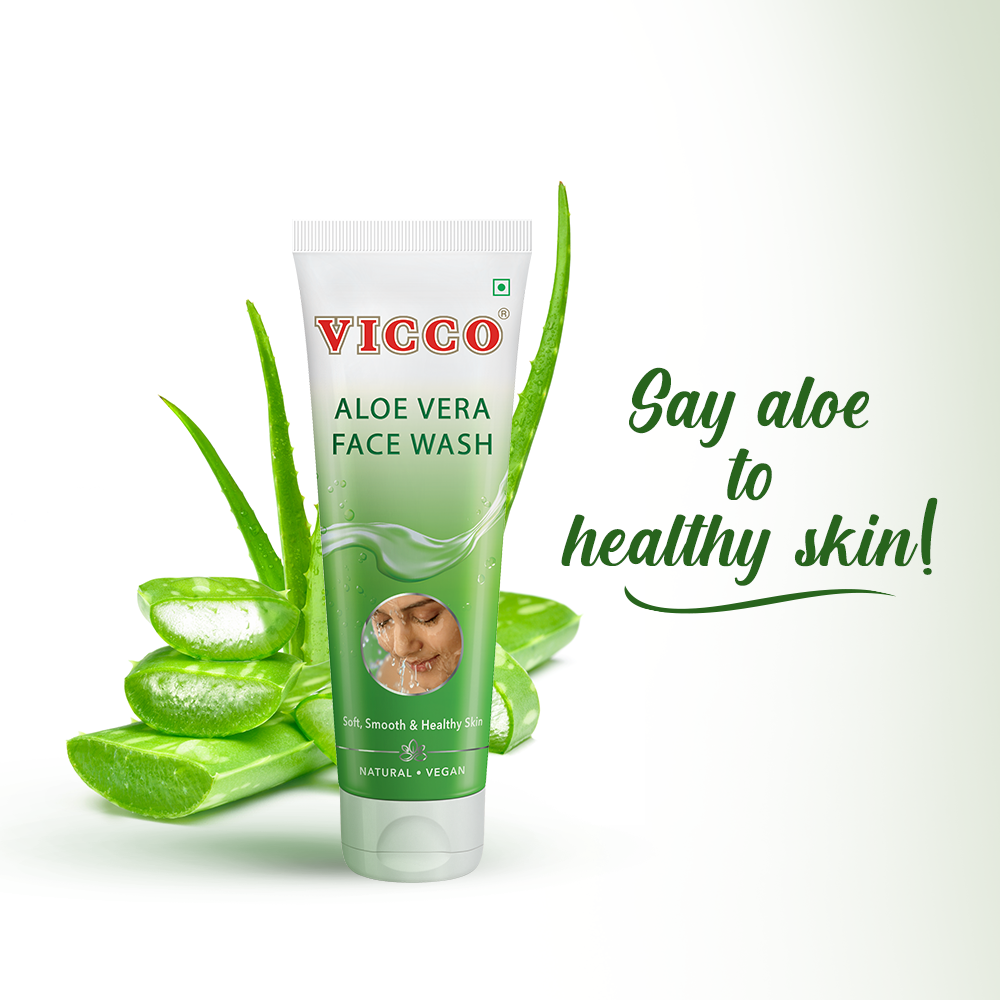 Vicco Aloe Vera Face Wash - 70 gms