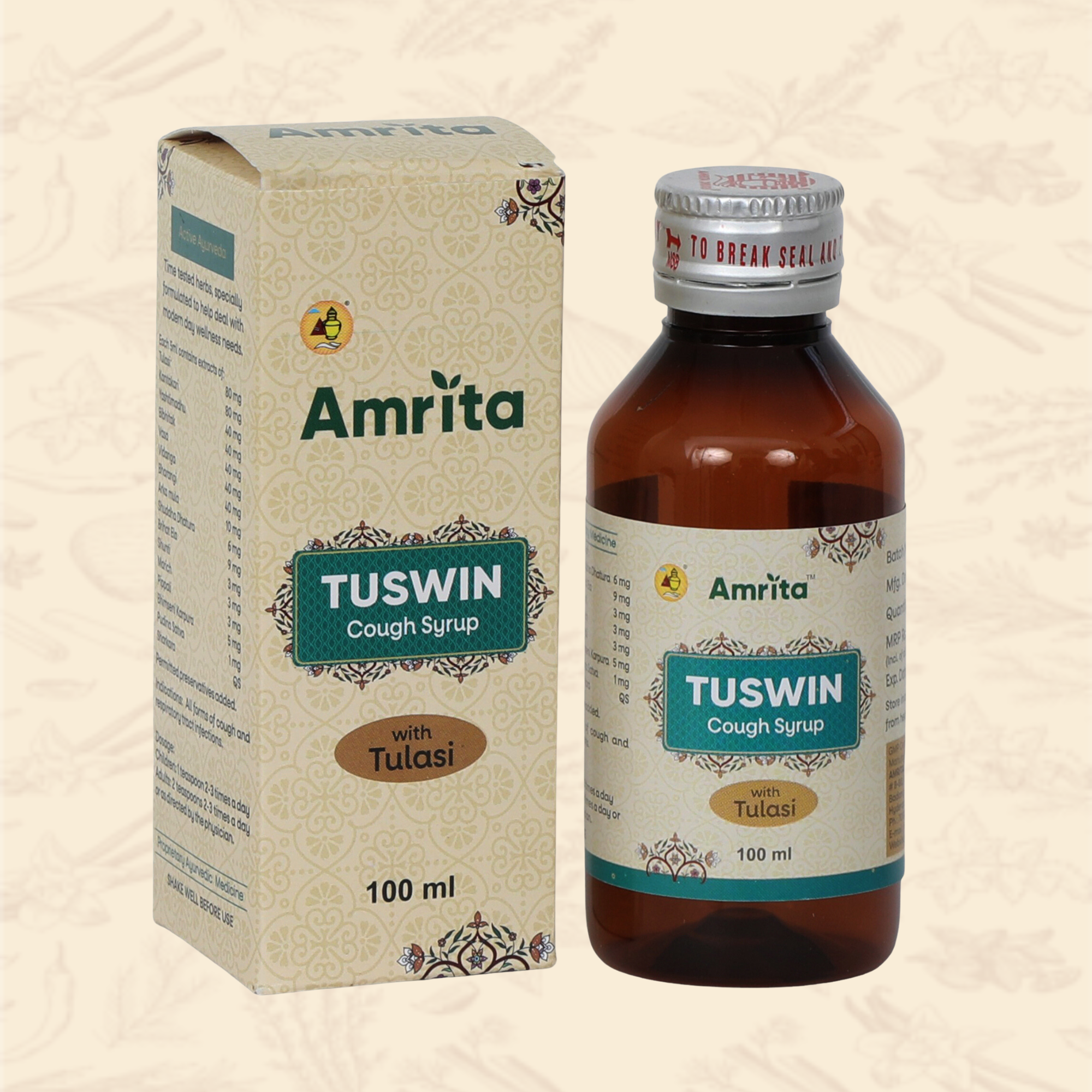 Amrita Tuswin Syrup - 100 ml
