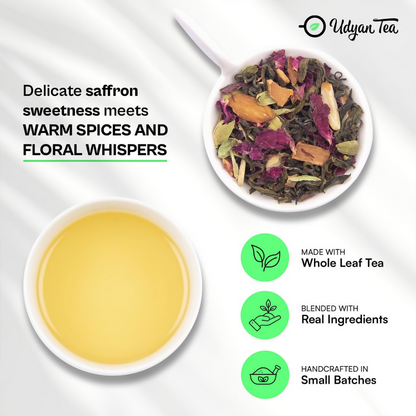 Udyan Tea Kashmiri Saffron Kahwa Green Tea