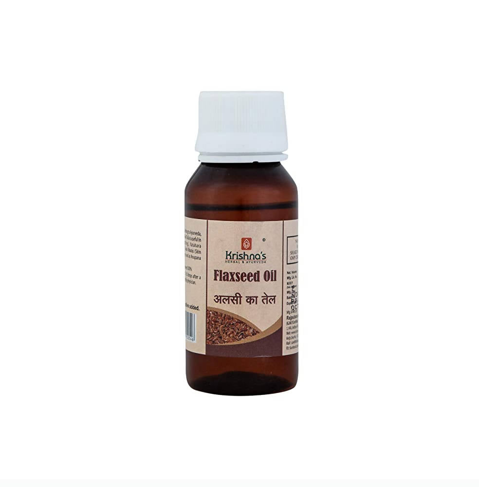 Krishna's Herbal & Ayurveda Flaxseed Oil - 50 ml