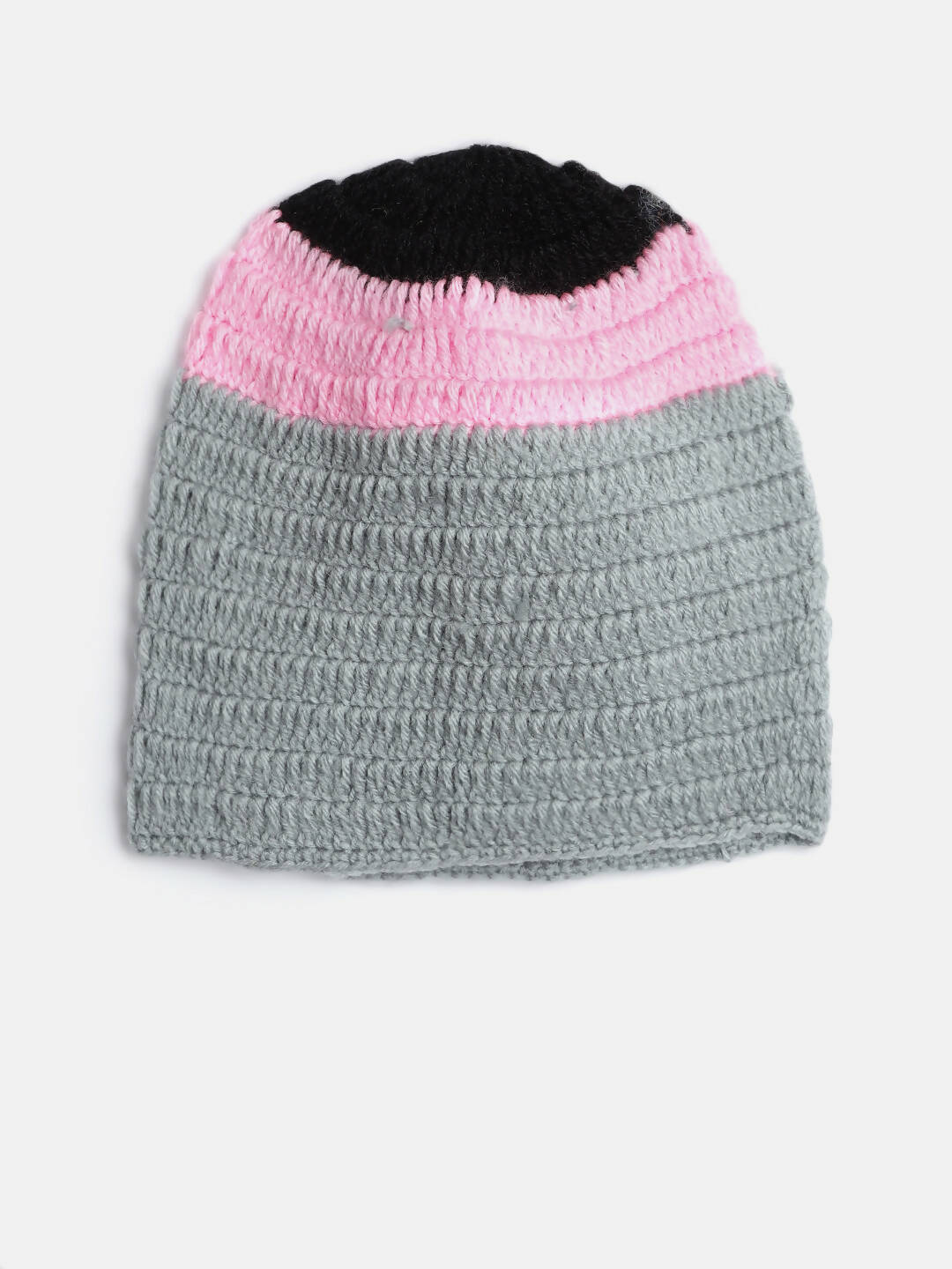 Chutput Kids Woollen Hand Knitted Anchor Detailed Cap - Multi