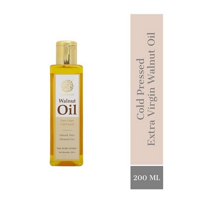 The Pure Story Natural Cold Pressed Flax Seed Oil for Hair & Skin