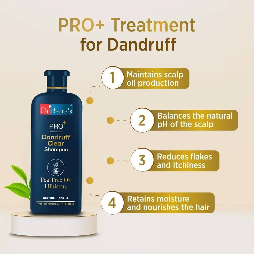 Dr. Batra's Pro+ Dandruff Clear Shampoo - 350 ml