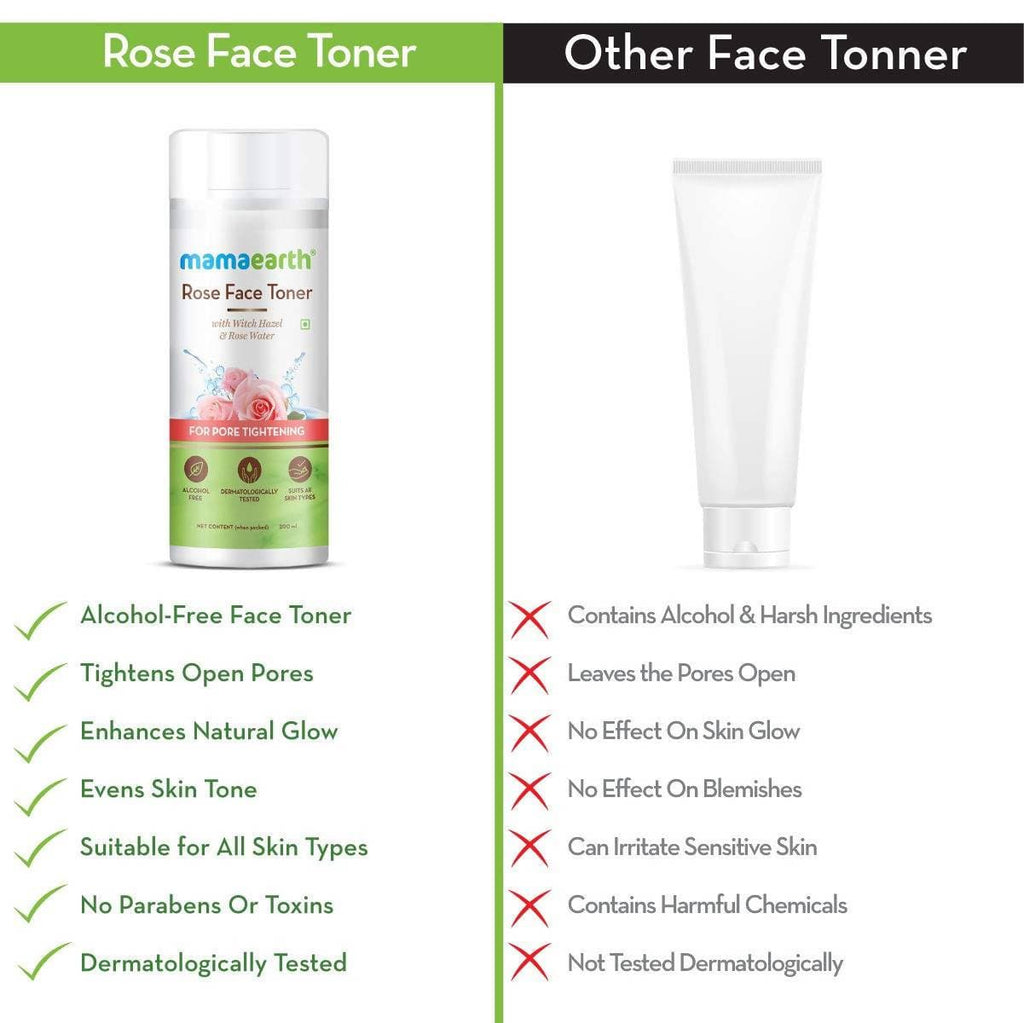 Mamaearth Rose Face Toner For Pore Tightening - 200 ml