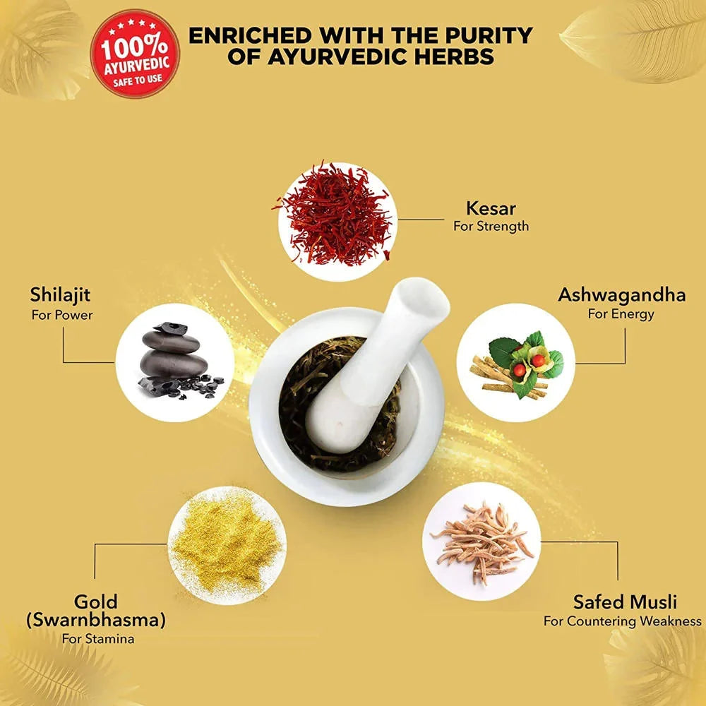 Dabur Sj Double Gold Capsules - 10 Caps