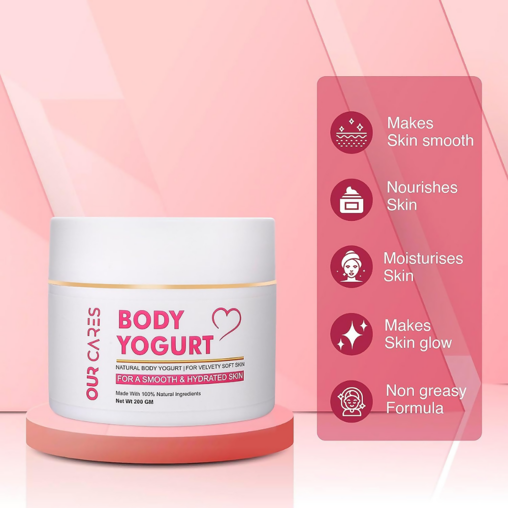 Our Cares Body Yogurt Cream for Instant Hydration & Moisturization