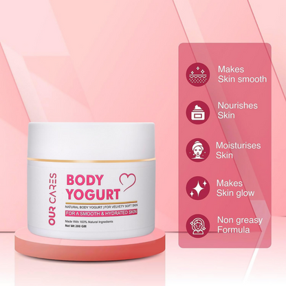 Our Cares Body Yogurt Cream for Instant Hydration & Moisturization