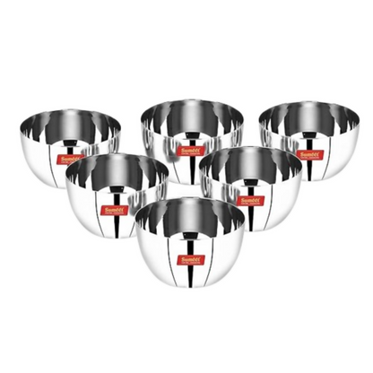 Sumeet Stainless Steel SoLid Apple Bowl