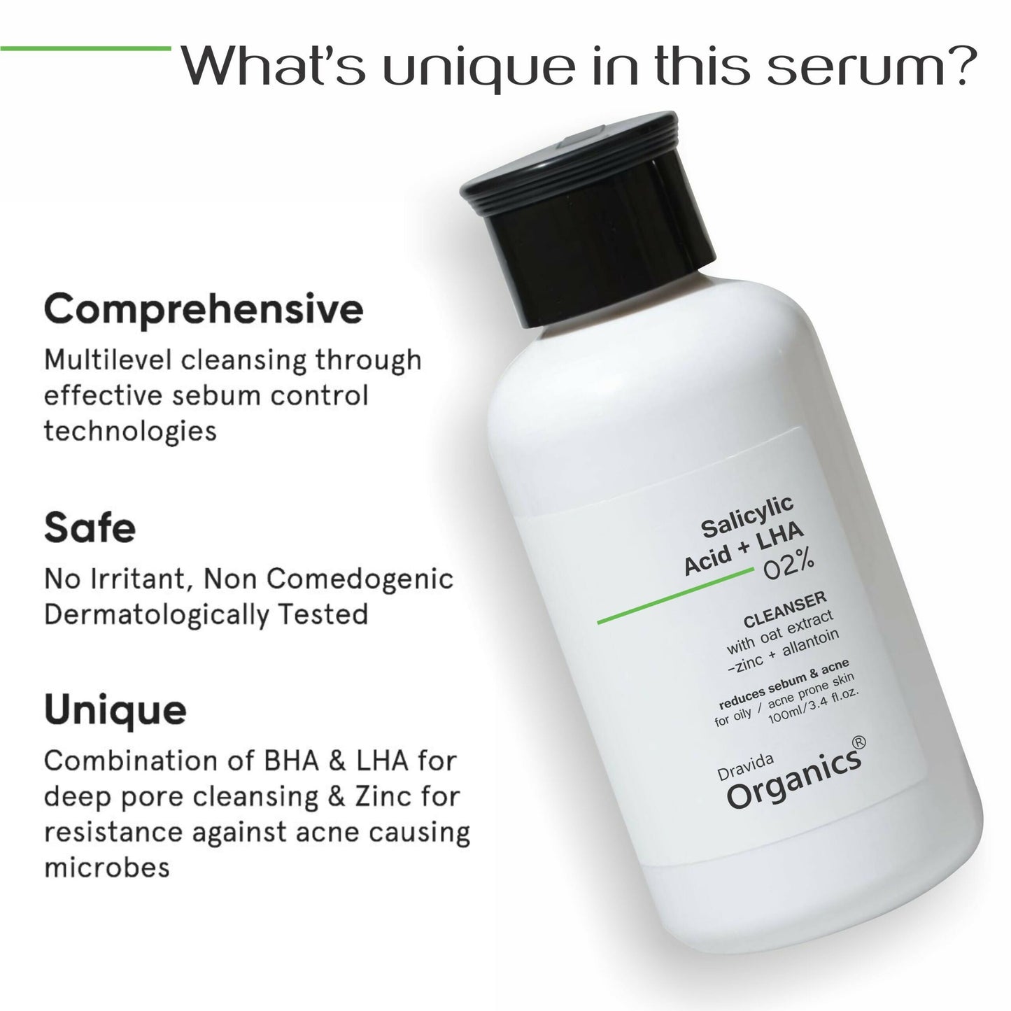 Dravida Organics 2% Salicylic Acid Face wash
