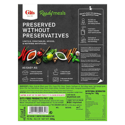 Gits Ready Meals Heat & Eat Dal Makhani