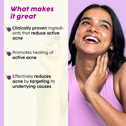 PLIX The Plant Fix Jamun Skincare With Cleanser, Body Wash & Active Acne Serum For Women & Men