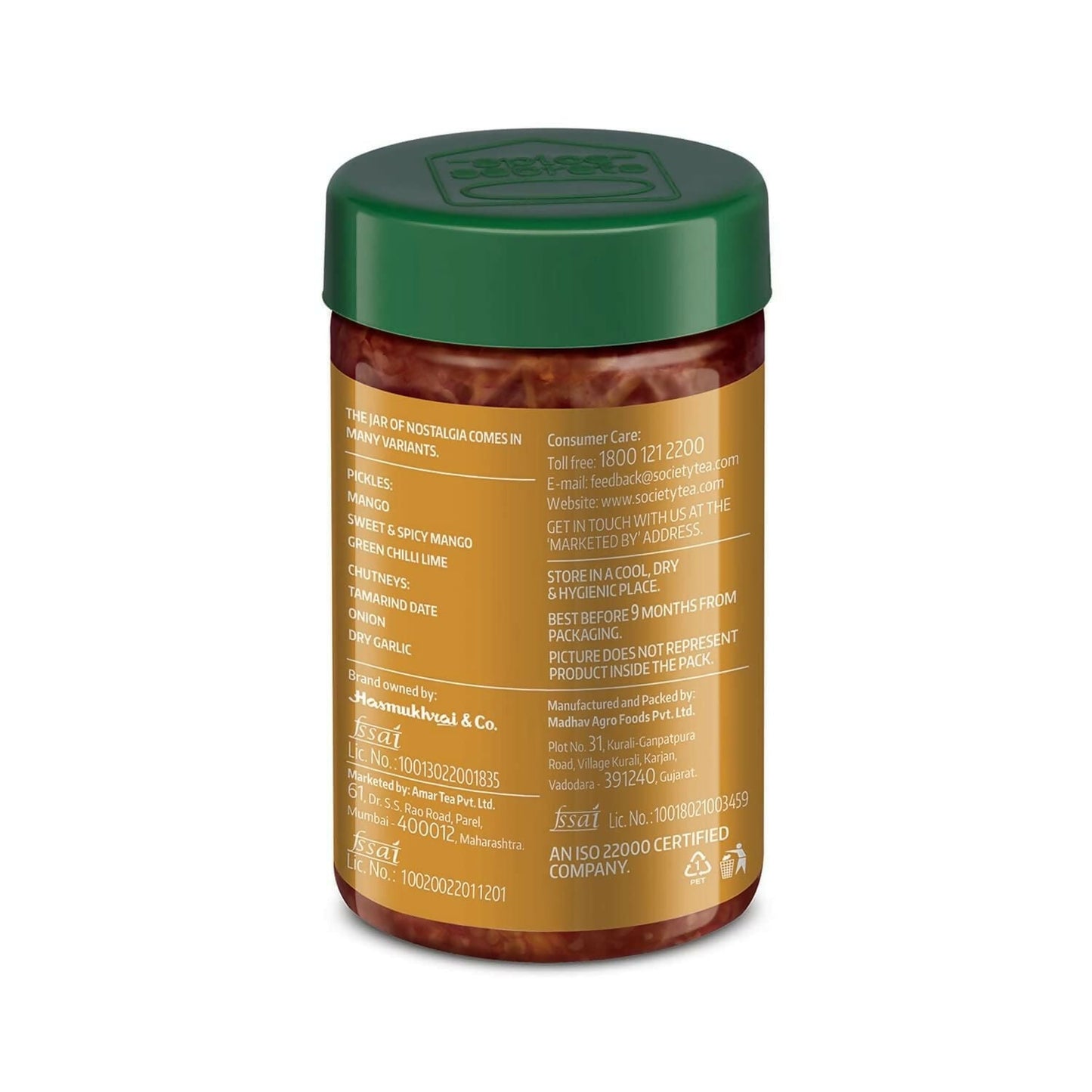 Society Sweet & Spicy Mango Pickle Jar