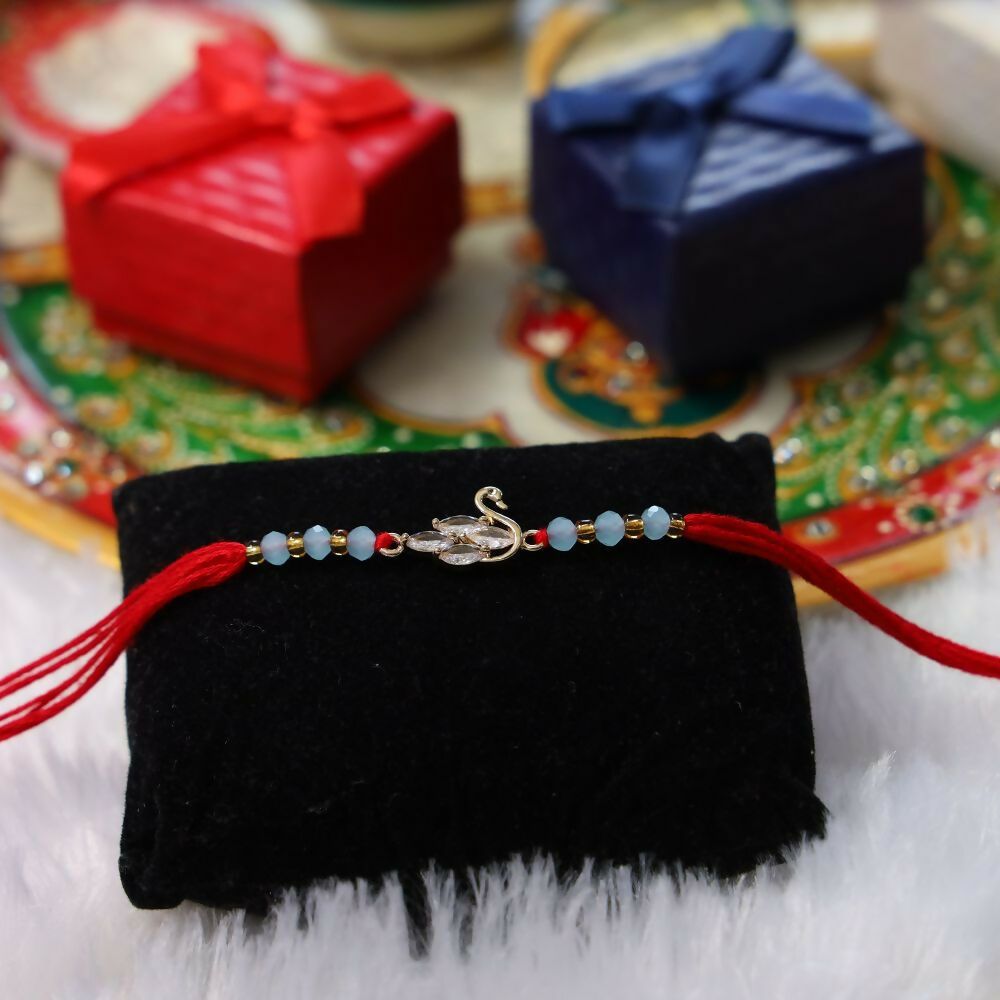 Indianvibez Ad Stone Fancy Rakhi