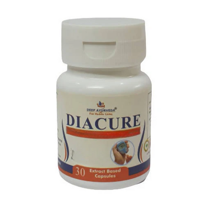 Deep Ayurveda Diacure 500mg Veg Capsules
