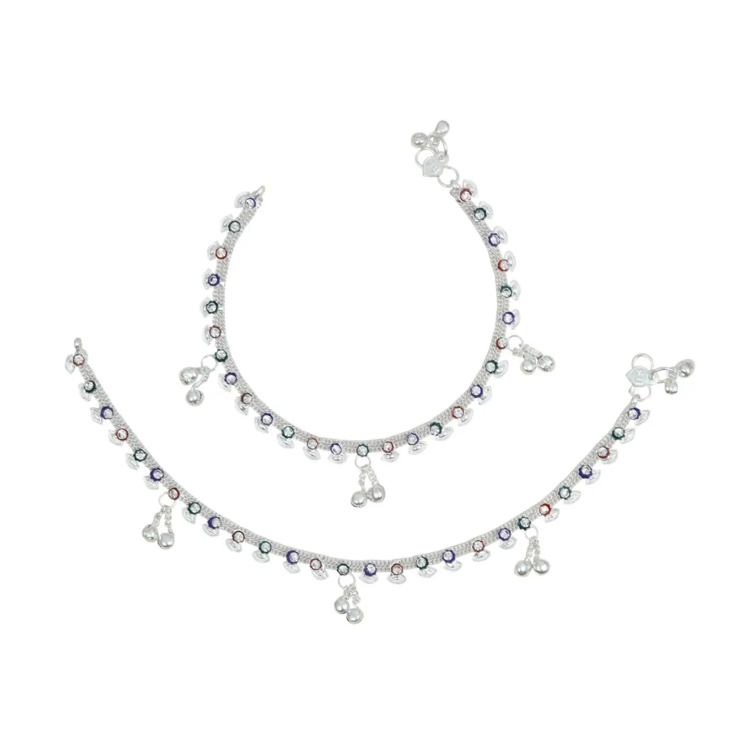 Joban Fashion Silver Copper Anklet For Girl