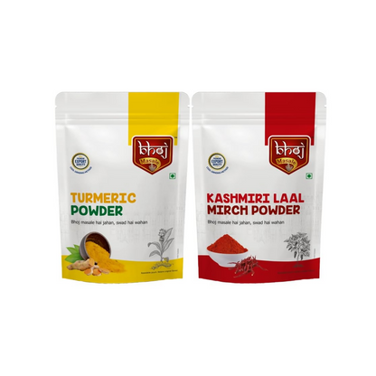 Bhoj Masale Haldi And Kashmiri Lal Mirch Powder