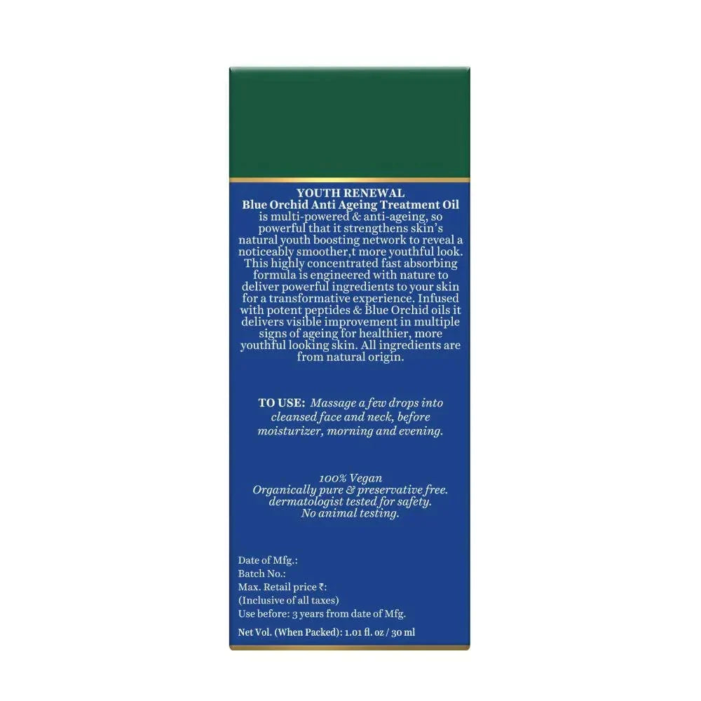 Biotique Youth Renewal Blue Orchid Anti-Ageing Treatment Oil - 30 ml