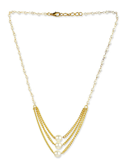 Women's Gold-Polished Chain - Ruby Raang