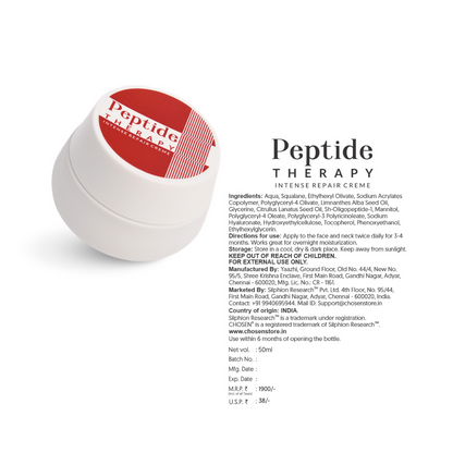 Chosen Peptide Therapy Intense Repair Creme