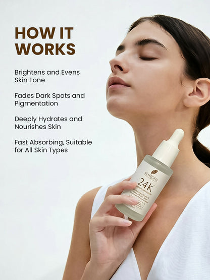 Flawora 24k Golden Glow Face Serum