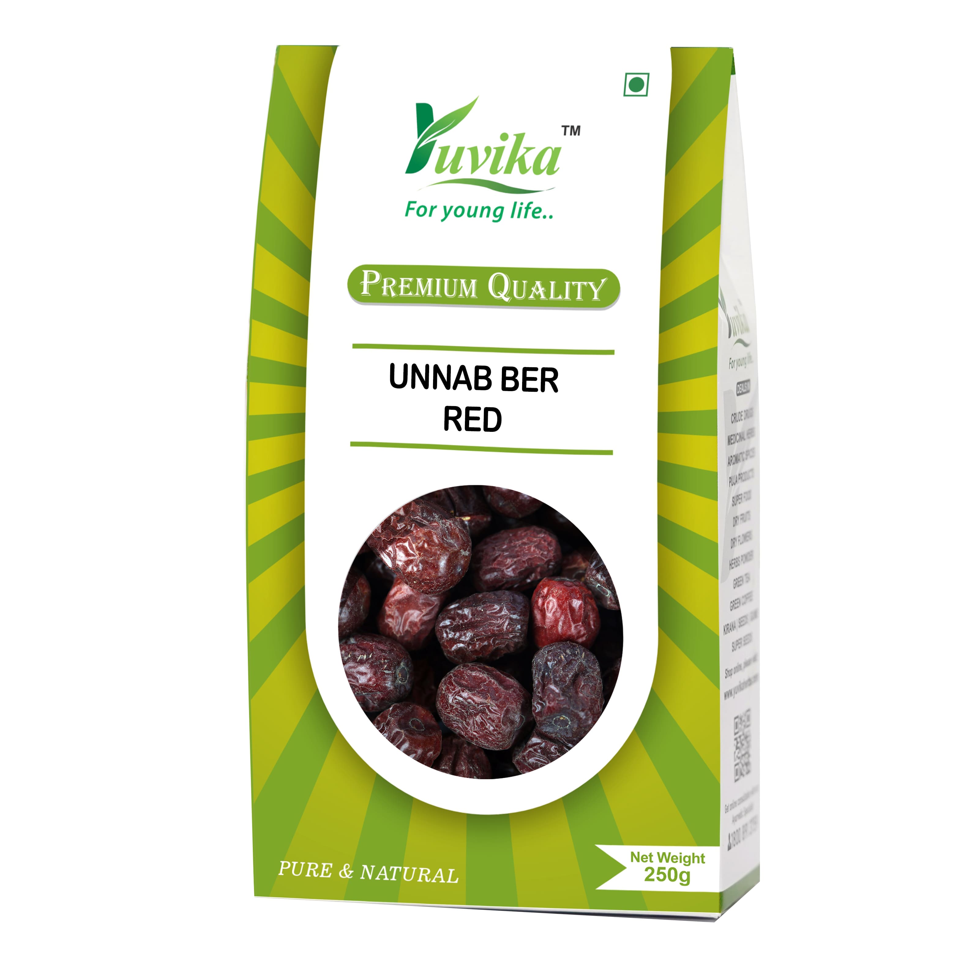 Yuvika Unnab Ber Red - Zizyphus Sativa Gaetn - Jujube - 250gms