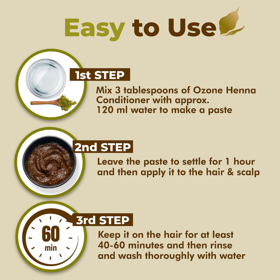 Ozone Henna Conditioner (Pack Of 2) - 100 gms