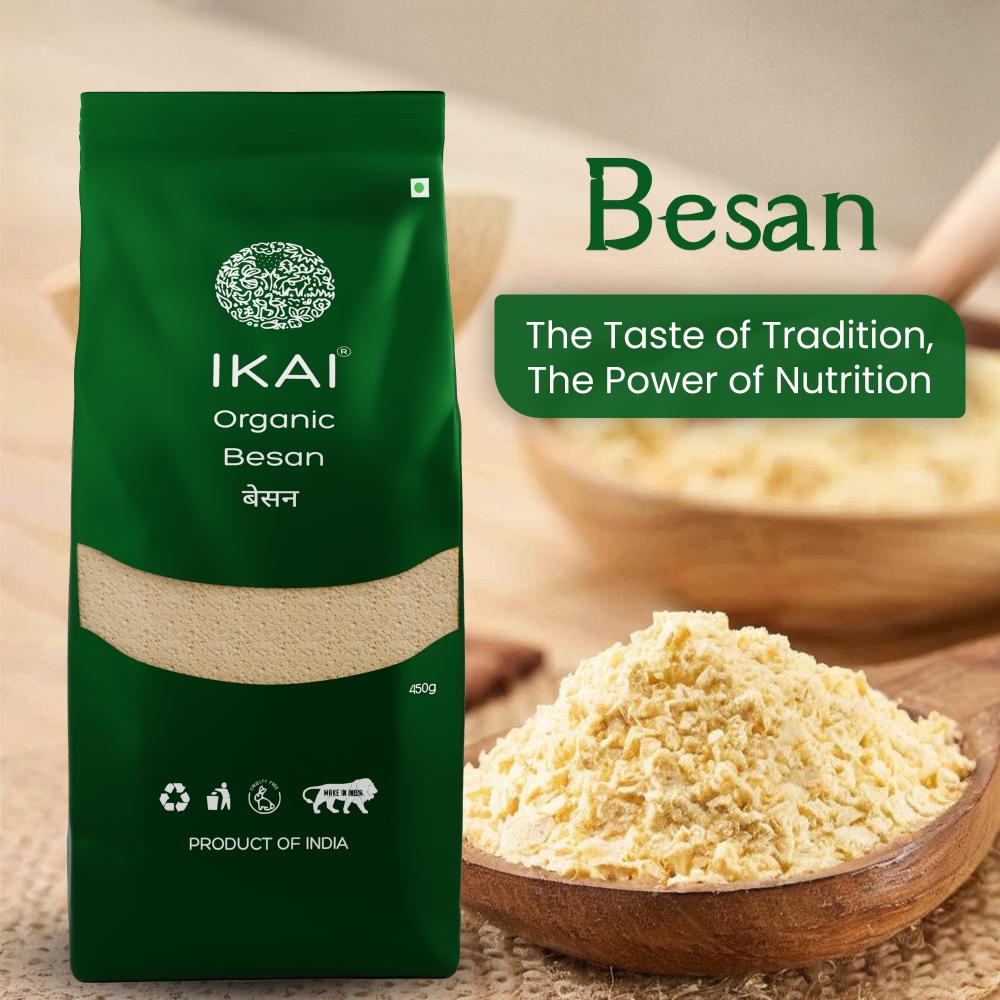 IKAI Organic Besan (Gram Flour)