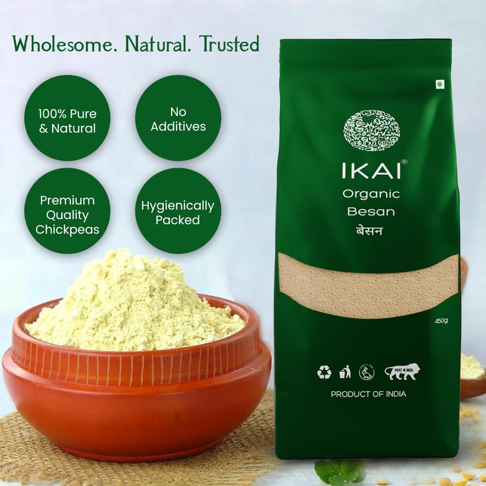 IKAI Organic Besan (Gram Flour)