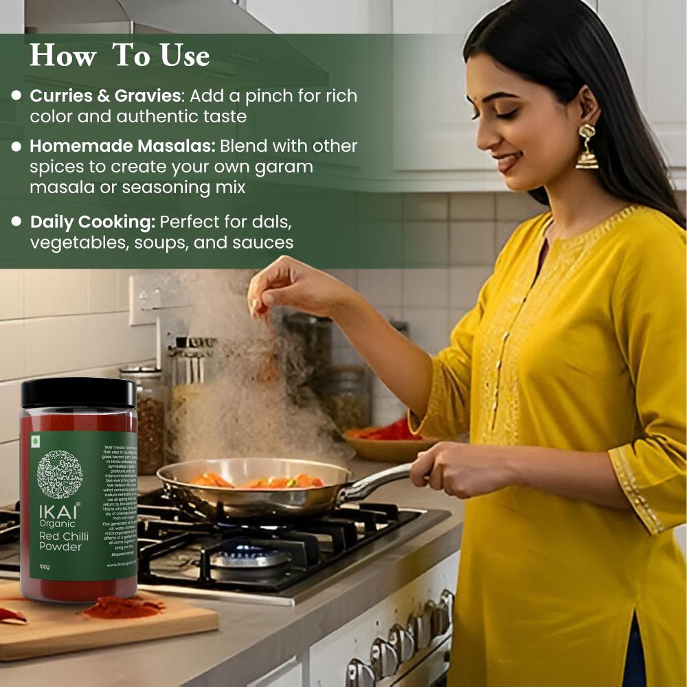 IKAI Organic Red Chilli Powder
