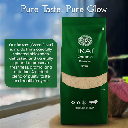 IKAI Organic Besan (Gram Flour)