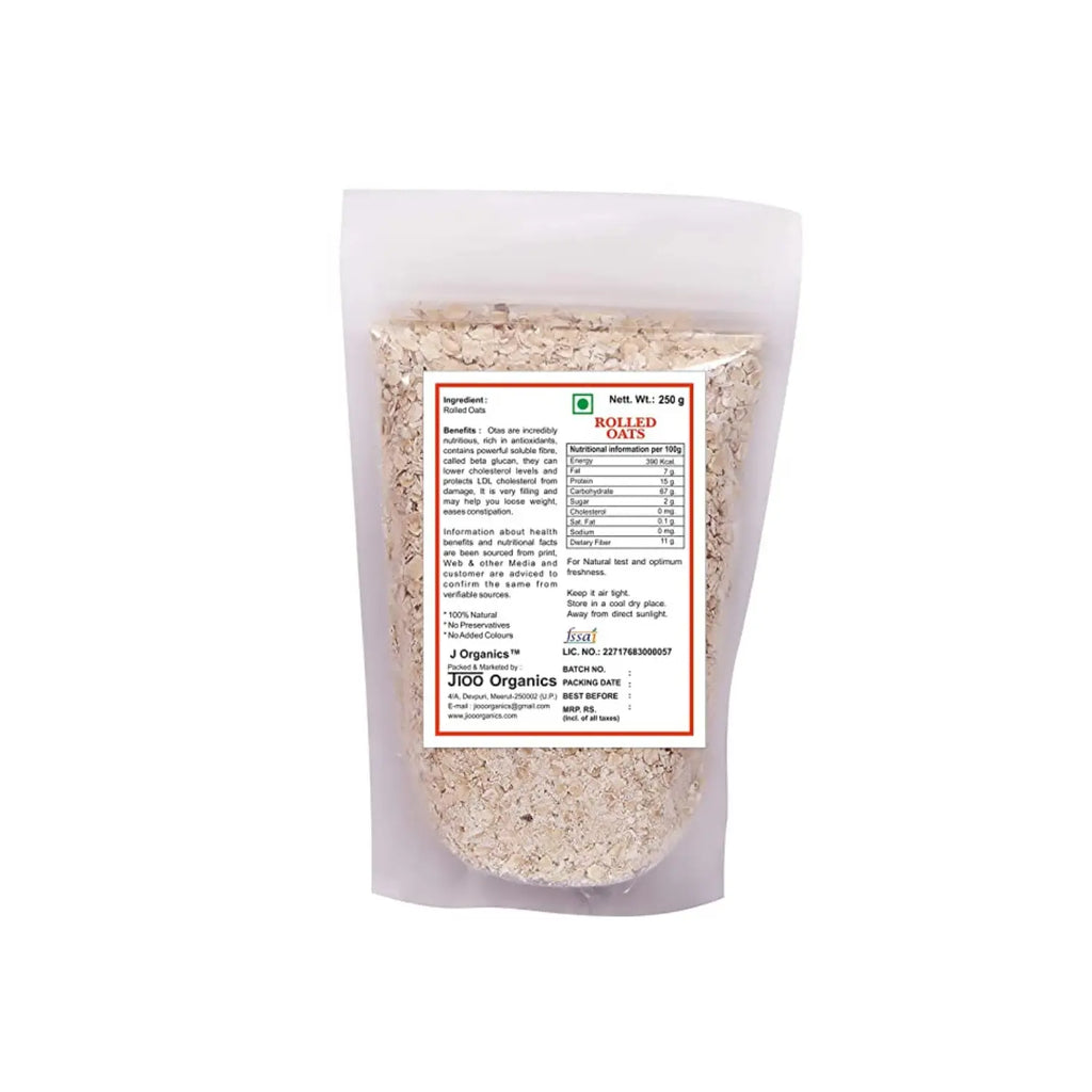 Jioo Organics Rolled Oats - 250 gms