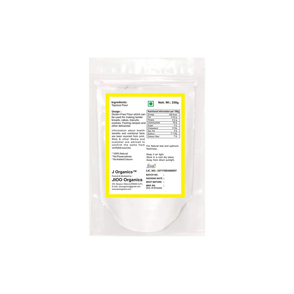 Jioo Organics Sabudana Flour (Tapioca Flour) - 250 gms