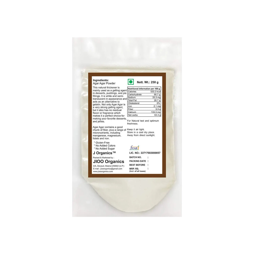 Jioo Organics Agar Agar Powder - 250 gms
