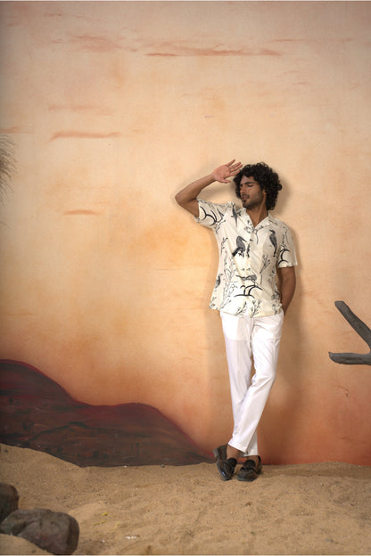 Feathered Nature’S Elegance Shirt by Hilo Design