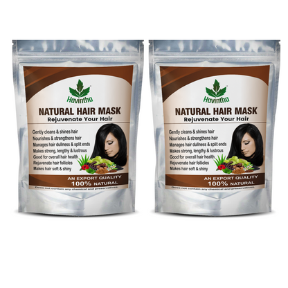 Havintha Natural Hair Mask for Hair Fall Growth Split Ends Luster Shining Nourishment - 227 grams