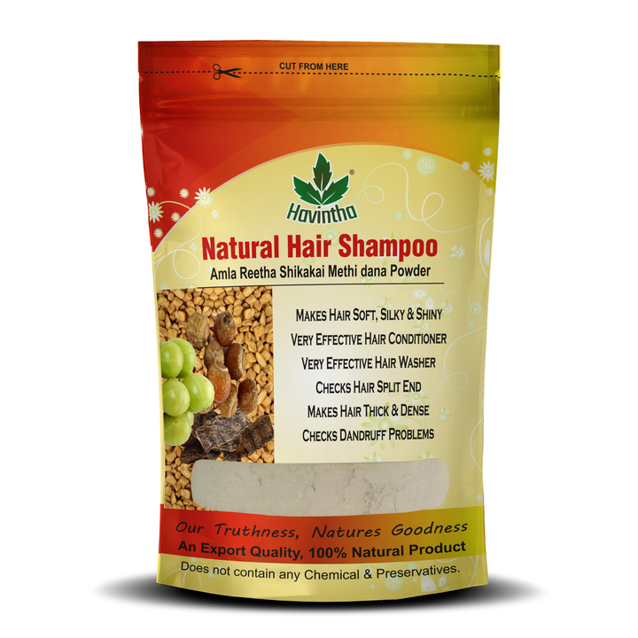 Havinth's Hair Combo Pack of Natural Hair Shampoo, Jata Aushadh Hair Oil and Hair Vitamin
