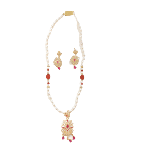 J Pearls Fritha 1 Line Pearl Sets - Real Pearl Jewelry